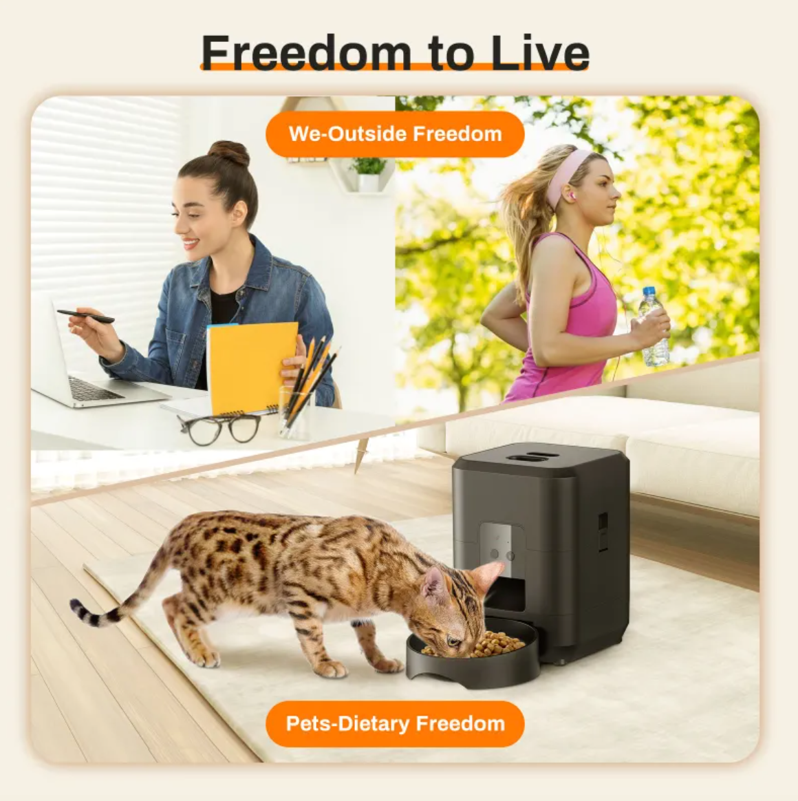 PawFlow™ Automatic Pet Feeder
